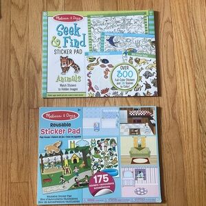New Melissa and Doug sticker pads